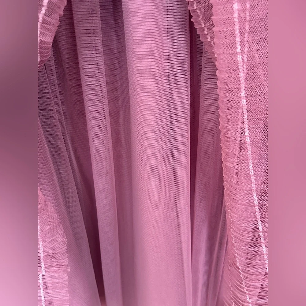 On 34th Tulle Mauve Orchid A-Line Midi Skirt Plus Size 1X - Picture 9 of 9